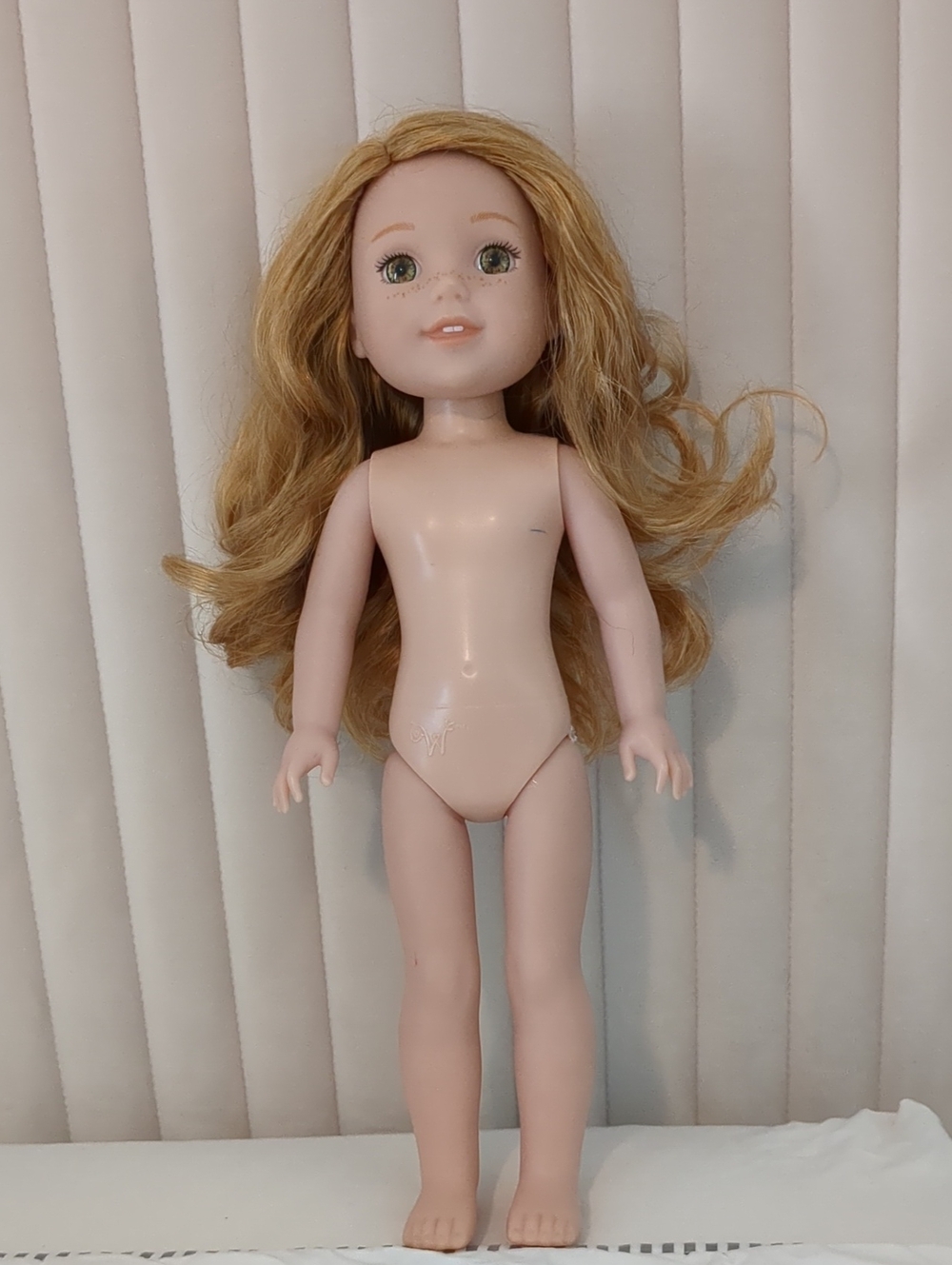 American Girl Wellie Wisher Red Hair Doll with Green Eyes